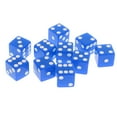 thumbnail image 2 of Juego de Dados D6 Sunnimix 10 Piezas 16 Mm azul para juegos de Rol, 2 of 8