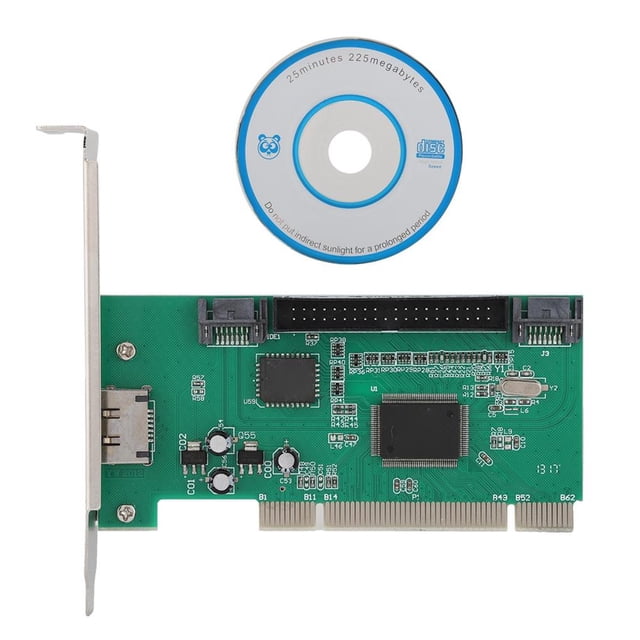 Convertidor De Adaptador De Tarjeta Vertical De Tarjeta De Expansión Pci Sata + Ide Para Computadora Portátil Moyic EL006786-00