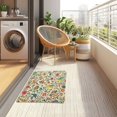 thumbnail image 4 of Yayeee Doormat for Inside 20"x32" Absorbent Low-Profile Washable Non-Slip Rubber Backed Entryway Rug, Beige Cartoon Animals, 4 of 8