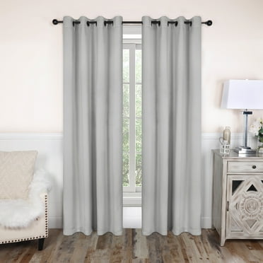 Blackout Solid Curtain Panels, Set of 8, 52" x 84", Marshmellow