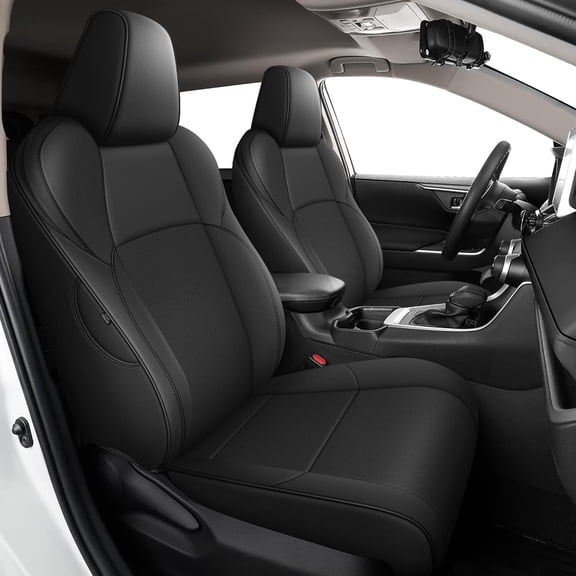 DIKSOAKR Car Seat Cover Fit For Toyota bZ4X XLE,Limited 2023-2026 Full Set Seat Covers for Cars Faux Leather (Black,5 Seats)