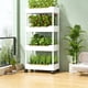 thumbnail image 5 of Soporte para plantas con ruedas | Carrito de almacenamiento móvil | Estantería de 3 o 4 niveles para uso interior y exterior, 5 of 6