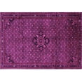 thumbnail image 1 of Ahgly Company Indoor Rectangle Persian Purple Traditional Area Rugs, 5' x 8', 1 of 4