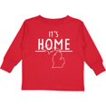 thumbnail image 3 of Inktastic It's Home- State of Michigan Outline Boys or Girls Long Sleeve Toddler T-Shirt, 3 of 5