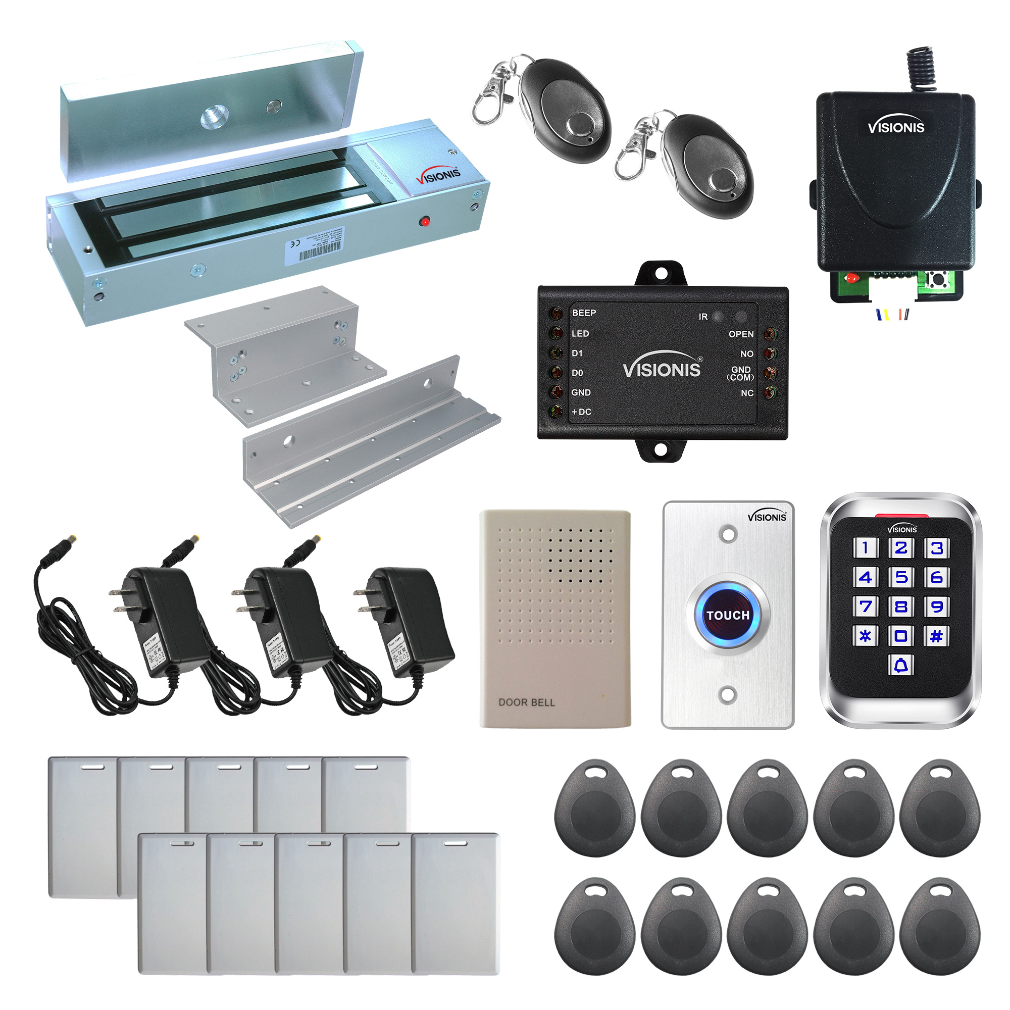 Visionis FPC5633 One Door Access Control In Swinging Door 1200lbs