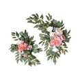 thumbnail image 3 of veasfak 2 Pieces Artificial Wreath Artificial Floral Swag Simulation Garland Flower Swag G, 3 of 9