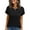 Black #1, variant on Short Sleeve Sweater for Women Short Sleeve Crewneck Ribbed Sweaters Business Casual Trendy Shirt Soild Spring Lightweight Womens Clothes, Beige L