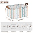 thumbnail image 7 of Yayeee Foldable Storage Basket for Shelves with Handles Set of 2 Waterproof Cloth Bins, Cute Nautical Pattern, 7 of 7