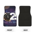 thumbnail image 2 of Vsdgher 2025 Happy New Year 4 Car Foot Mat Set of 4 Pieces Universal Floor Liner Car Accessories Fits Most Cars, Trucks, Vans, sedans, SUV, 2 of 7