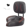 thumbnail image 1 of Asiento de bicicleta con respaldo Sillín de bicicleta Sillín de bicicleta cómodo suave y extra ancho negro, 1 of 9