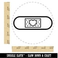 thumbnail image 2 of Heart Medical Bandage Love Hope Healing Self-Inking Rubber Stamp Ink Stamper - Red Ink - Large 1-1/2 Inch, 2 of 7