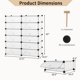 thumbnail image 2 of YKITRDA 12 Cube Shoe Rack, DIY Modular Plastic Shoe Cabinet with Doors, Stackable Shoe Storage Organizer for Closet, Entryway, Bedroom, White, 2 of 11