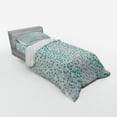 thumbnail image 3 of Ambesonne Romantic Bedding Set 4 Pcs, Old Fashion Minimalist, Queen, Teal Slate Blue, 3 of 3