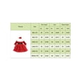 thumbnail image 2 of Hirigin Toddler Baby Girl Christmas Dress Santa Claus Off Shoulder Velvet Layered Tulle Tutu Dress Bowknot Headband Outfits Set, 2 of 9