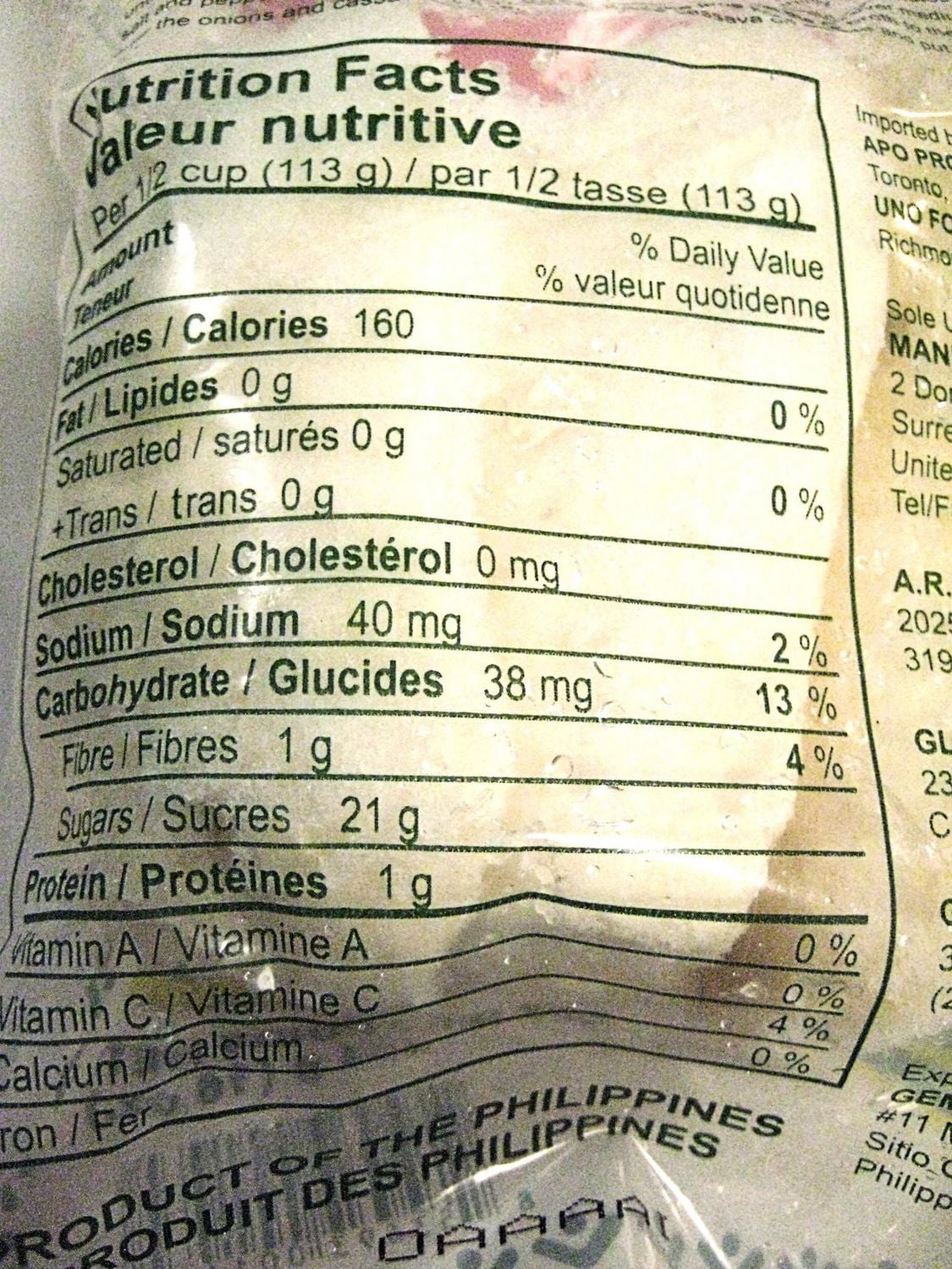 Buenas Entiére Manioc 454g