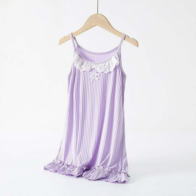 Weiqiqre Pyjama d'Été pour Femmes Ensemble Nuisette Satinée Soyeuse Sans Manches à Bretelles Spaghetti Robe de Pyjama Tenue de Nuit