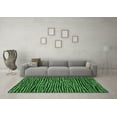 thumbnail image 3 of Ahgly Company Indoor Rectangle Abstract Emerald Green Modern Area Rugs, 5' x 7', 3 of 4