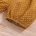 thumbnail image 5 of 3 Pack Newborn Baby Girl Outfit Sets Ruffle Romper Floral Polka Dots Shorts Headband Isnt She Lovely Summer Outfit,0-18 Months,Yellow,0-3 Months, 5 of 6