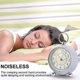 thumbnail image 4 of 2025 Silent Bedside Clocks Battery Operated Non Ticking Desk Clock Analogue Alarm Clock, 4 of 5