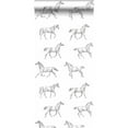 thumbnail image 3 of ESTA Home Burnett Off White Horses Wallpaper, 20.5-in by 33-ft, 3 of 7