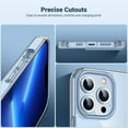 thumbnail image 3 of ULAK Clear Case for iPhone 13 Pro, Slim Anti-Yellowing Shockproof Protective Phone Case for Apple iPhone 13 Pro 6.1 2021, Crystal Clear, 3 of 10