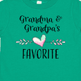 thumbnail image 4 of Inktastic Grandma and Grandpas Favorite- Heart Grandchild Boys or Girls Toddler T-Shirt, 4 of 5