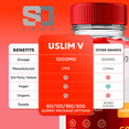 thumbnail image 4 of UslimV Keto ACV Gummies Advanced Formula Apple Cider Vinegar Supplement 2 Pack, 4 of 4