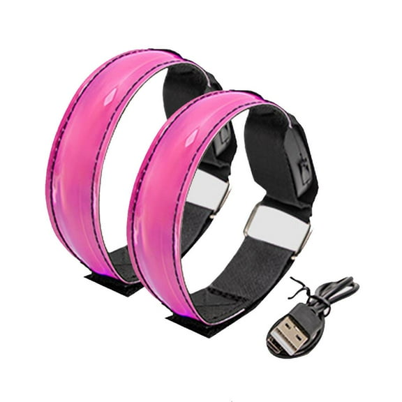 SIEYIO Reflective LED Light Armband Arm Strap Safety Belt Wristband for Joggers Bikers Walkers Night Cycling Running