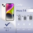thumbnail image 2 of JETech Ultra Slim (0.35mm Thin) Case for iPhone 14 6.1-Inch, Camera Lens Cover Full Protection, Lightweight Matte Finish PP Hard Minimalist Case, Support Wireless Charging (White), 2 of 6