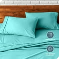 thumbnail image 6 of Bare Home Pillowcase Set - Premium 1800 Collection - Double Brushed - Ultra Soft - Standard Size, Turquoise, 2 Count, 6 of 8