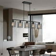 thumbnail image 5 of Chandelier 5-head Kitchen Lamp Metal Ceiling Light Pendant Hanging Fixture Without Bulb, 5 of 15