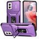 thumbnail image 1 of Funda para GANGXUN Motorola Moto G Power 2024 - Soporte metálico, Función magnética, Morado, 1 of 5