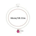thumbnail image 3 of Collier Pendentif Simple Incrusté de Bijoux pour Femmes, Cadeau, 3 of 4