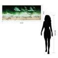 thumbnail image 6 of Empire Art Direct High Tide & Beach Day Frameless Free Floating Tempered Glass Panel Graphic Wall Art, 24" x 63" each, Ready to Hang, 6 of 7