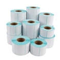 thumbnail image 1 of OUNONA 4Pack Blank Address Label White Sticker Labels for Folders Inventory Control, 1 of 8