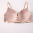 thumbnail image 5 of Womens T-Shirt Underwire Bra Push up Bras Full Cover Wireless Supportive Everyday Bralettes Seamless Sports Bra Beige M, 5 of 6