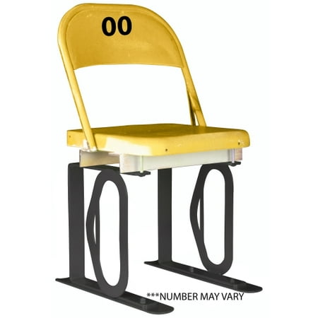 Yellow Signed - Fanatics Authentic Daytona International Speedway Yellow Generic Metal Chair with Black Track Bottom - No Size