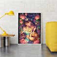 thumbnail image 3 of Cuadros Decorativos Jasmine Princess 5D DIY taladro redondo completo diamante pintura mosaico abalorios Sywqhk Nuevos Originales, 3 of 9