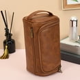 thumbnail image 4 of Large Capacity PU Leather Toiletry Bag - Multi-Functional for Cosmetics & Toiletries, Customizable & Lightweight, 4 of 6