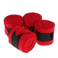 thumbnail image 4 of 4Pcs Equine Standing Wrap for Horse Riding Show Performance Racing Outdoors - Red, 3m, 4 of 8