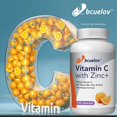 Vitamin C with Zinc + is formulated with 1000mg of Vitamin C, Bioflavonoids and Zinc to provide