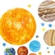 thumbnail image 4 of Pegatinas de pared del Sistema , calcomanías de planetas espaciales, papel tapiz decorativo para dormitorio, cumpleaños, habitación de niños,, 4 of 5