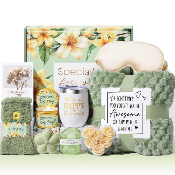 Generic Birthday Gifts for Women Self-Care Gifts, 10-Piece Medium Spa Gift Basket