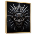 thumbnail image 2 of Designart "Tribal African Masks I" African Tribes Floater Framed Wall Decor, 2 of 7