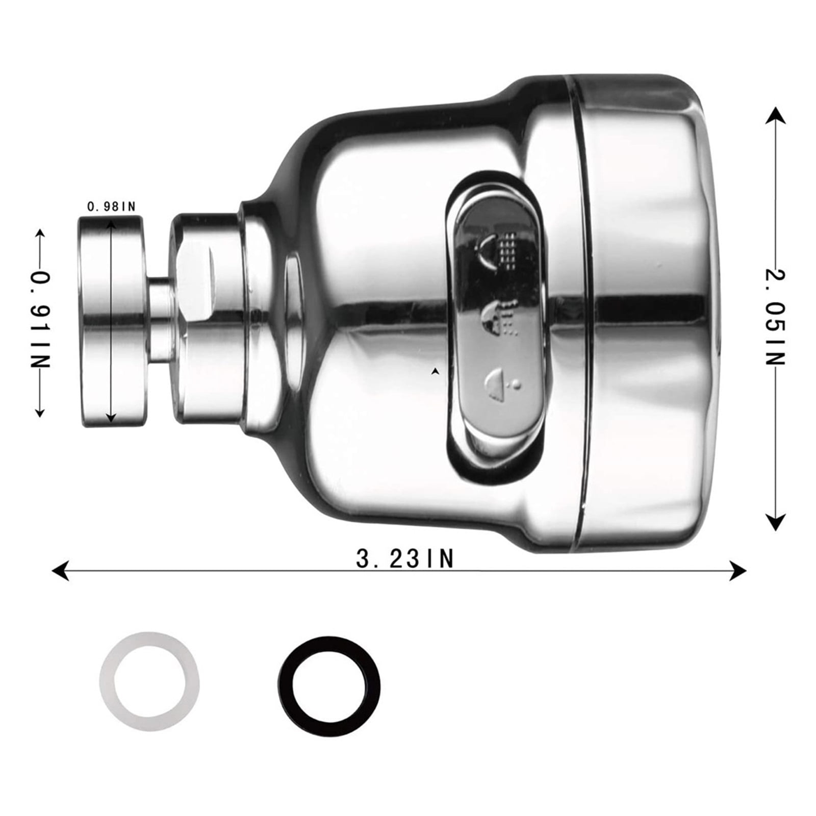 Swivel Kitchen Faucet Aerator Adjustable Dual Mode Sprayer Filter Diffuser Water Saving Nozzle Bath Faucet Connector ,Easy to Use