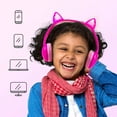 thumbnail image 7 of Olyre Cat Ear Kids Headphones Wired with Microphone,Safe 85db Volume Limited Children Headphones with RGB Dynamic Lighting and Share Function for Boys Girls for Kids Tablets Laptops Rose, 7 of 7