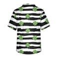 thumbnail image 5 of Fgvctg Mens St. Patrick's Day Scrub Tops Casual Short Sleeve Cute Shamrock Print Scrubs Tops Plus Size V Neck Work Shirts Scrub Workwear Nurse Uniform Medical T Shirts with Pockets Dark Green 4XL, 5 of 6