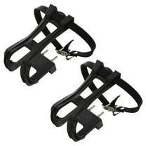 Worgeous 1 Set Cycling Shoes Casing Holder Band Strip Bike Toe Clips With Strap Accessory