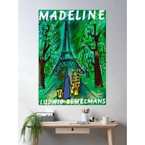 Madeline Vintage Children'S Book Cover Poster Wall Art, Modern Wall Decor For Living Room Bedroom, 24x36 UNFRAMED
