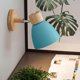 thumbnail image 5 of Aplique LED, lámpara decorativa de fondo, personalizable, moderna, para dormitorio, sala de estar, ajustable, de metal, base de madera, luz cálida, para oficina, 2 niveles,Wsvlmg, 5 of 9